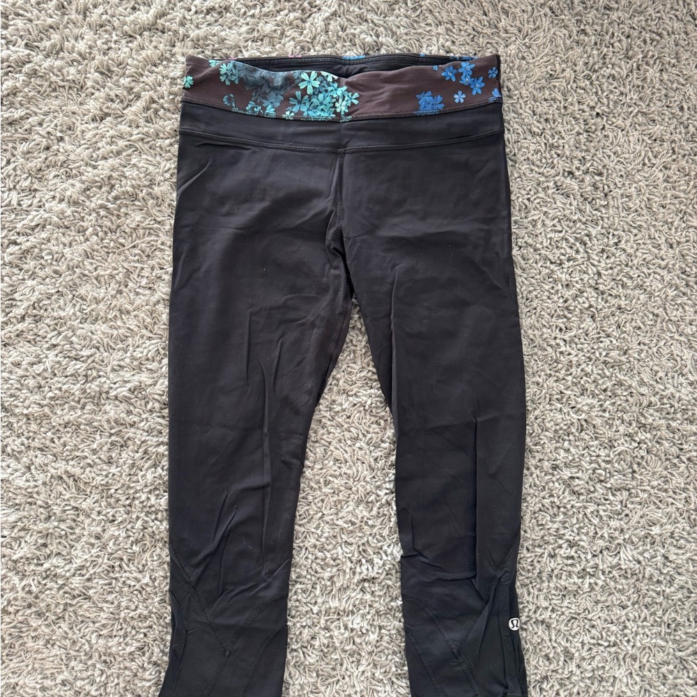 Lululemon Leggings Floral Band